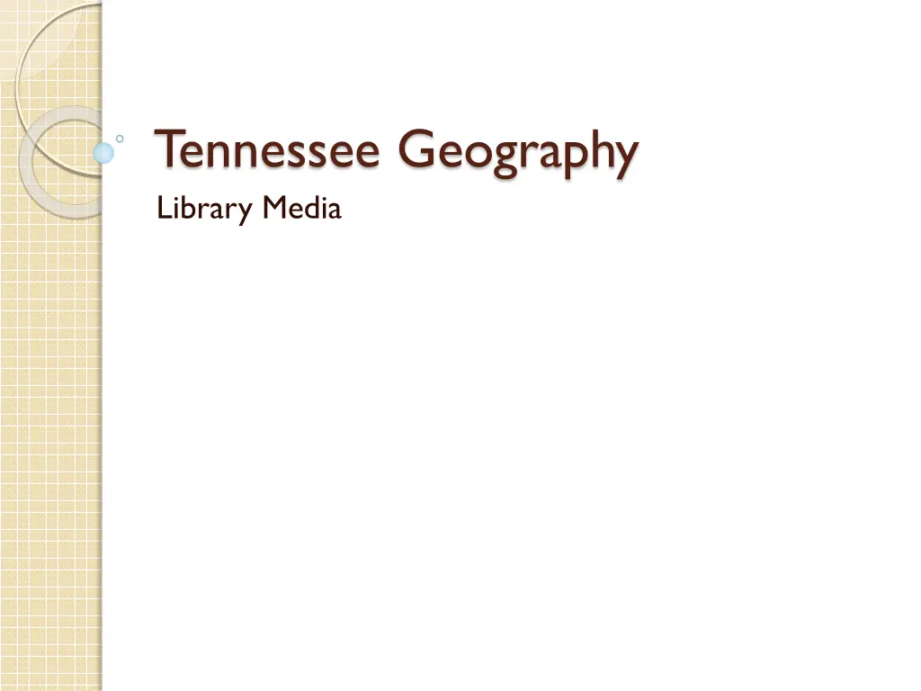 tennessee geography library media