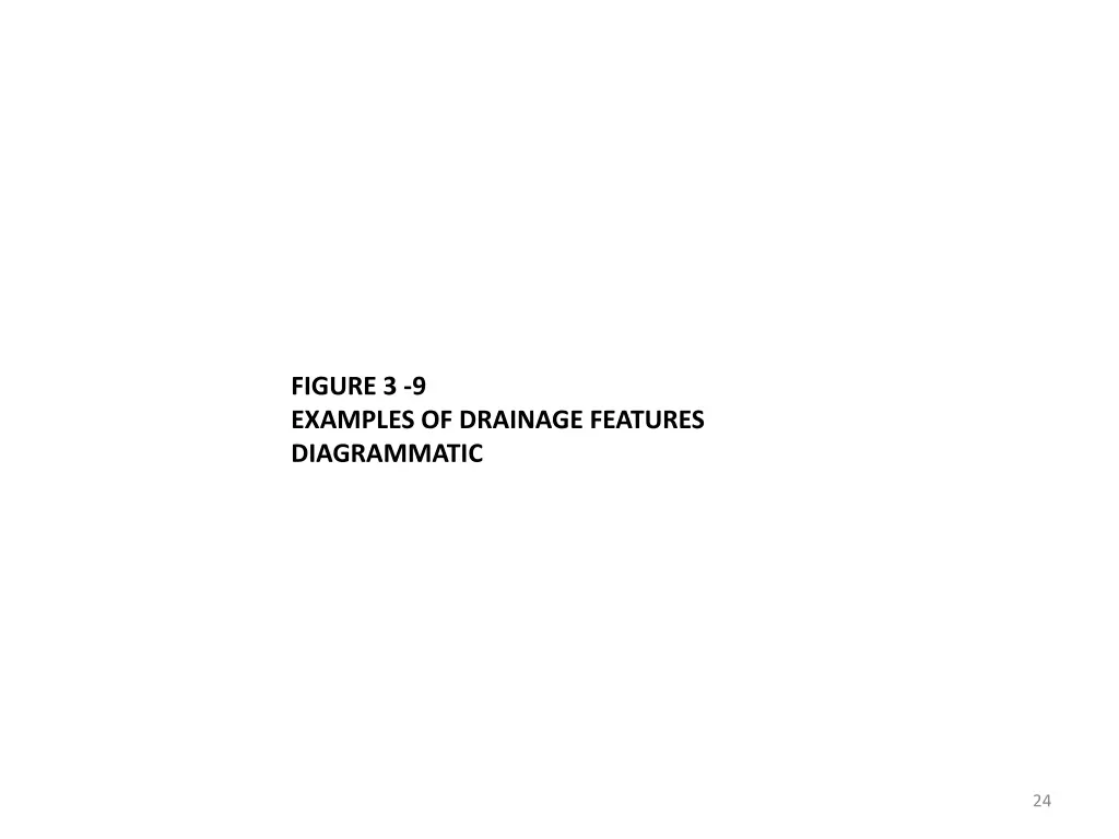 figure 3 9 examples of drainage features