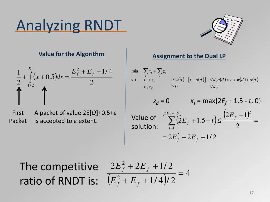 analyzing rndt