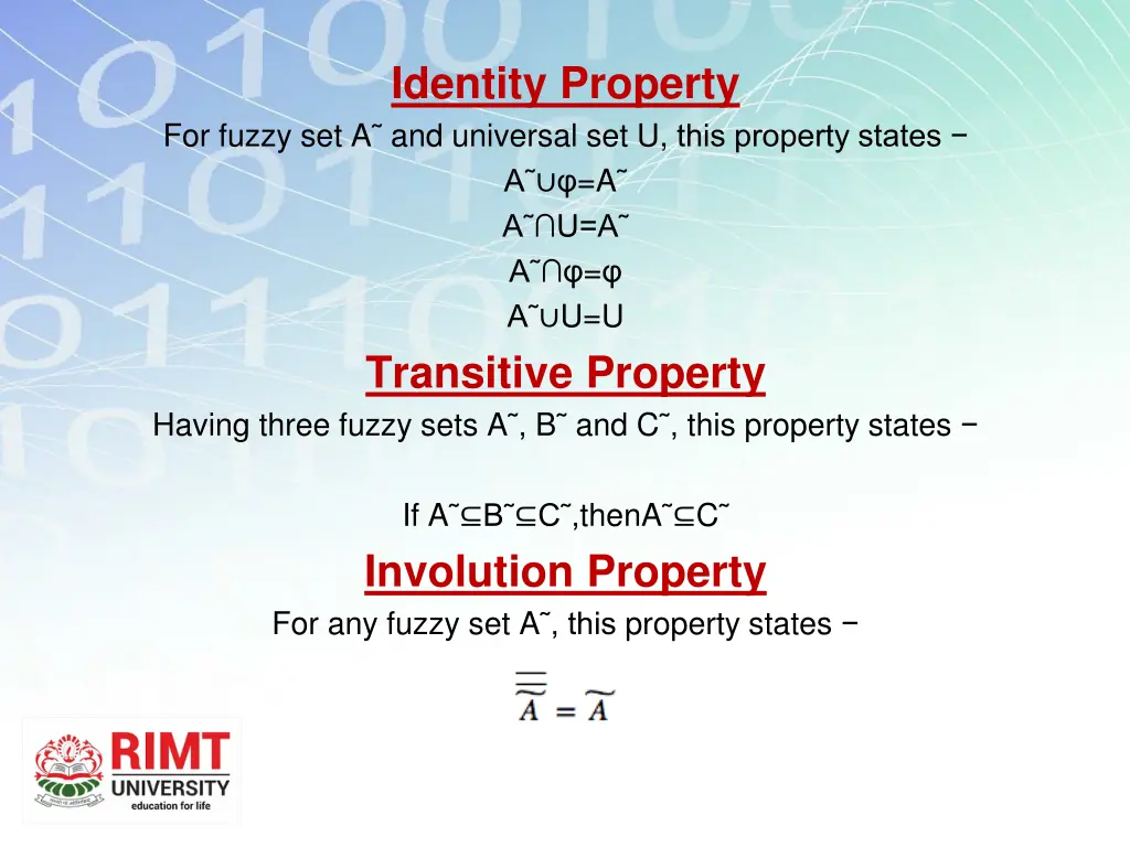 identity property