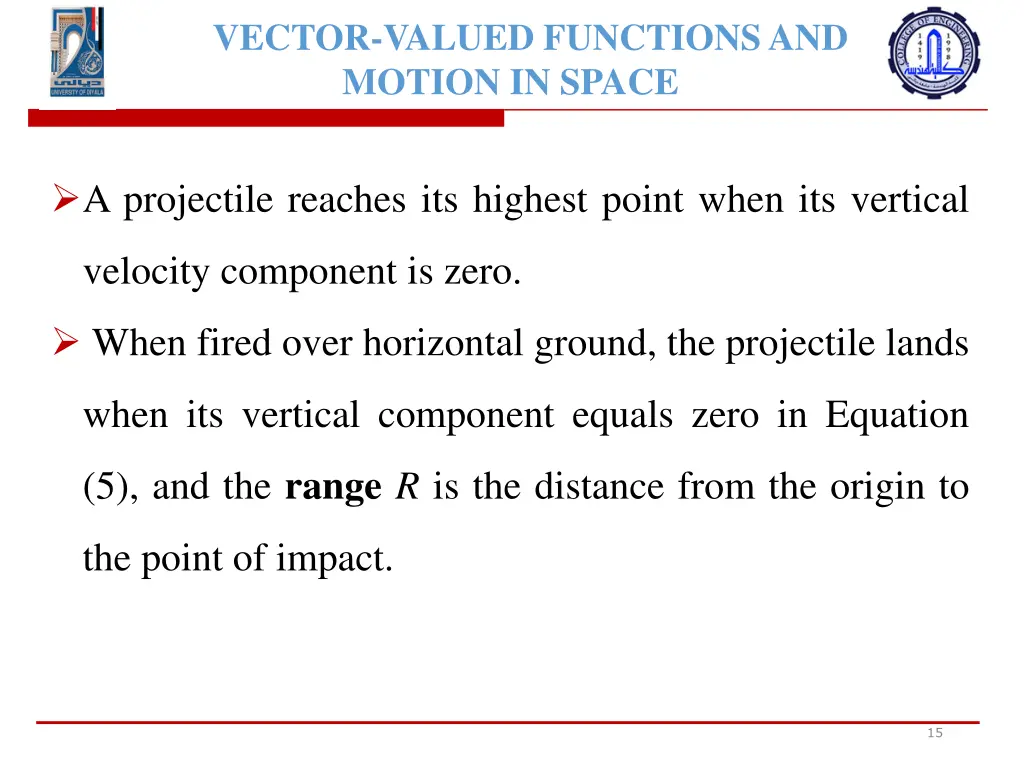 vector valued functions and motion in space 11