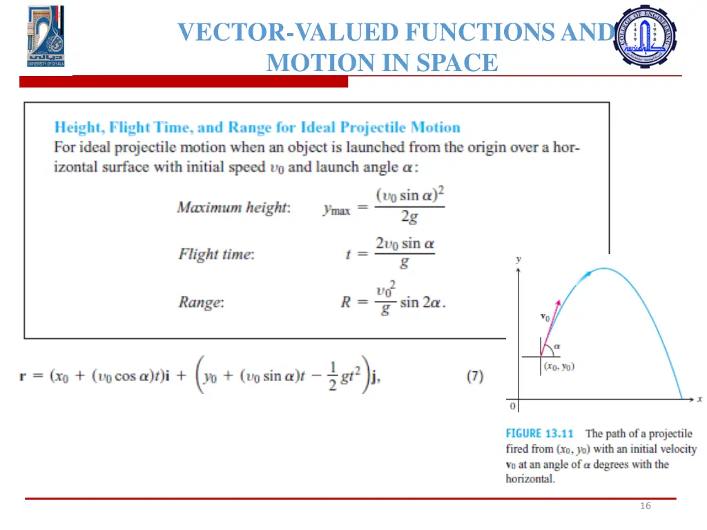 vector valued functions and motion in space 12