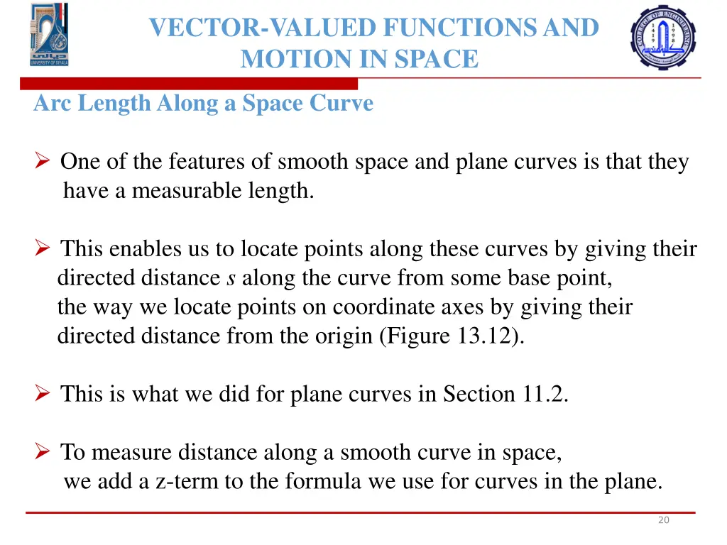 vector valued functions and motion in space 16