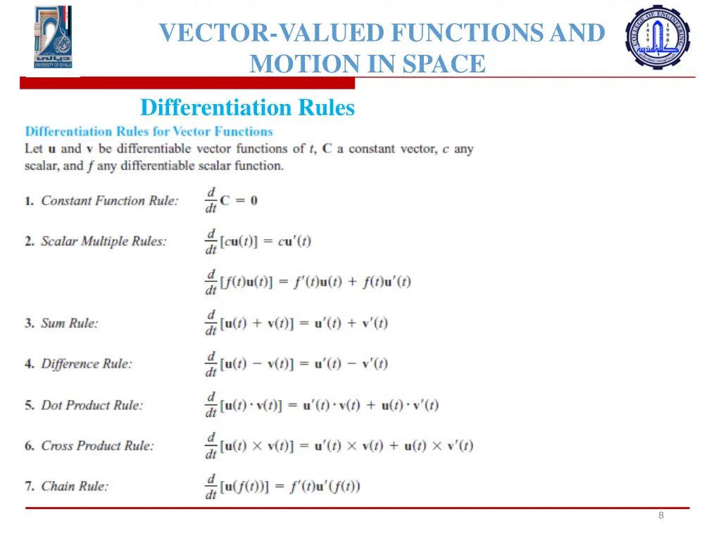 vector valued functions and motion in space 5