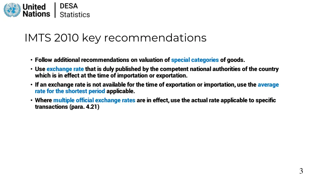 imts 2010 key recommendations 1