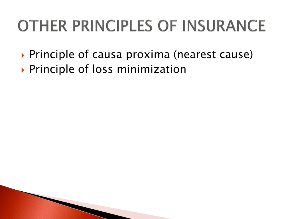 principle of causa proxima nearest cause