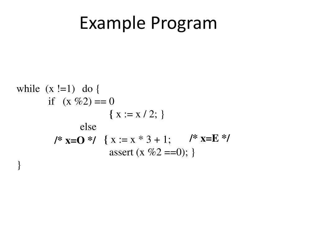 example program 1