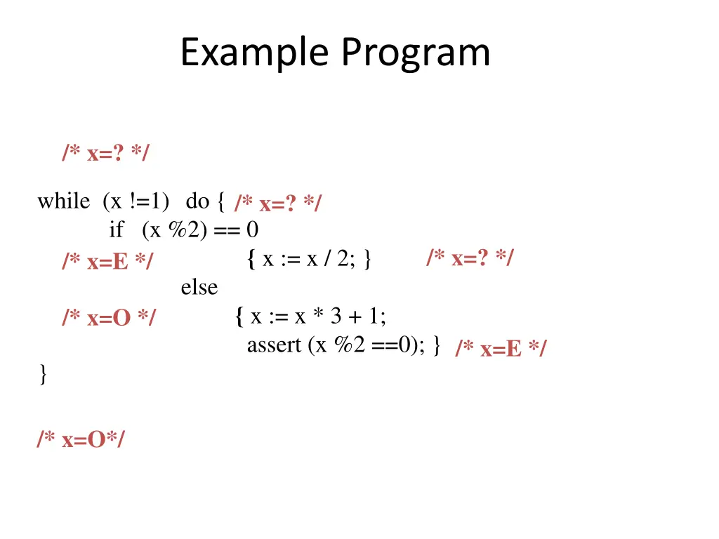 example program