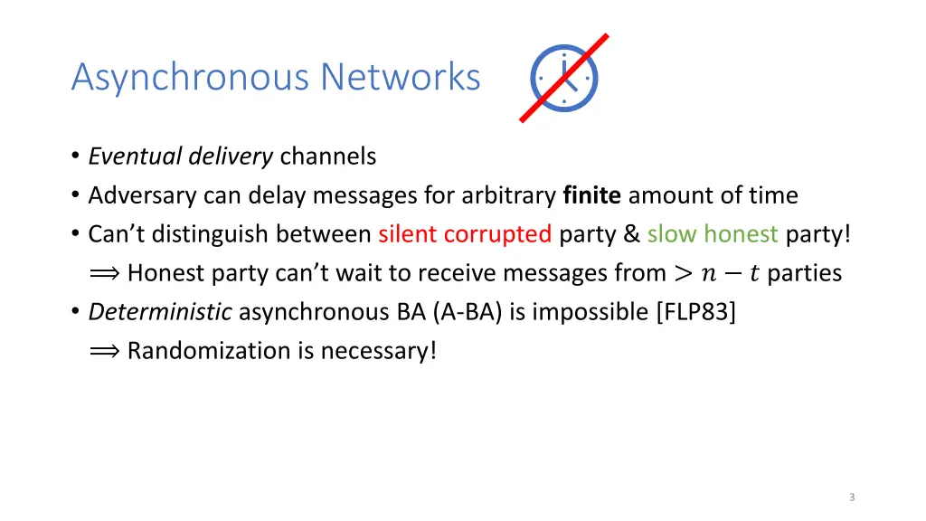 asynchronous networks