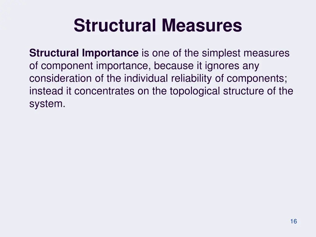 structural measures