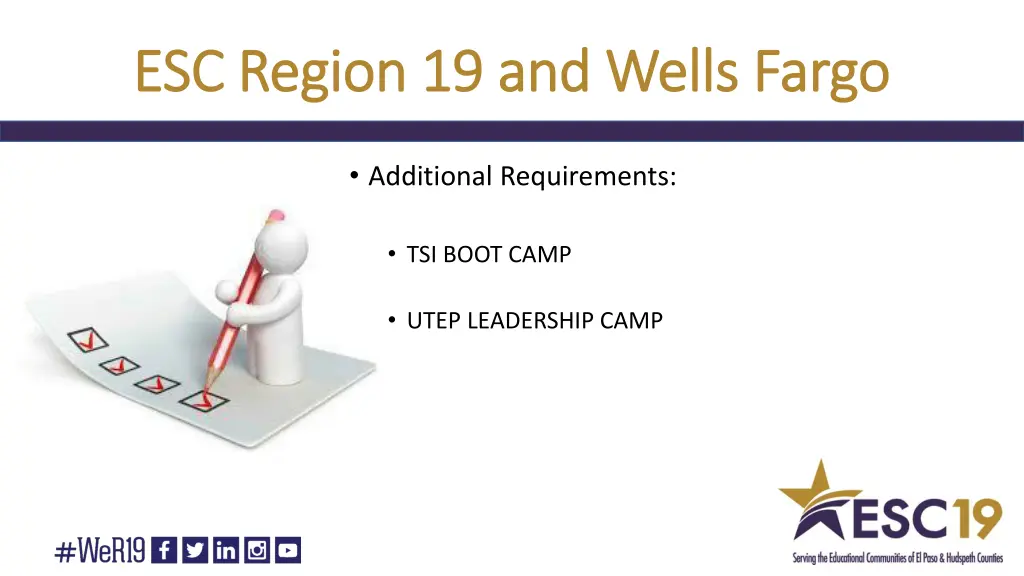 esc region 19 and wells fargo esc region 2