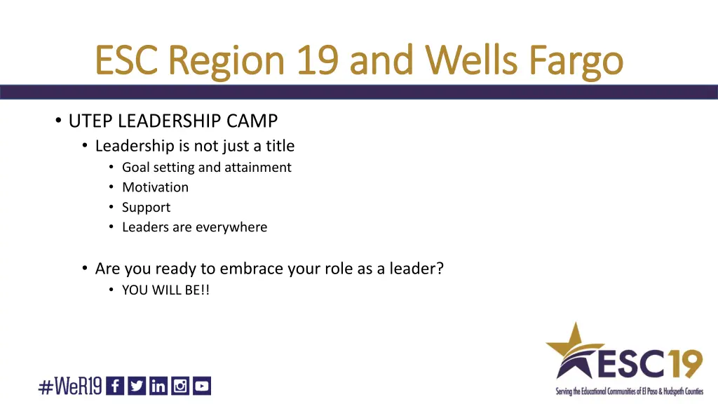 esc region 19 and wells fargo esc region 4