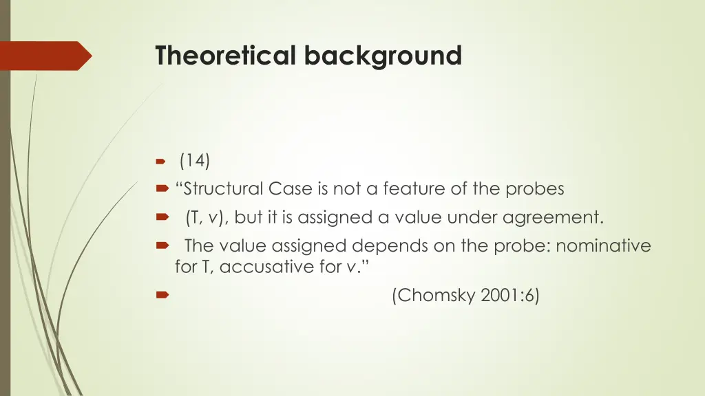 theoretical background 1