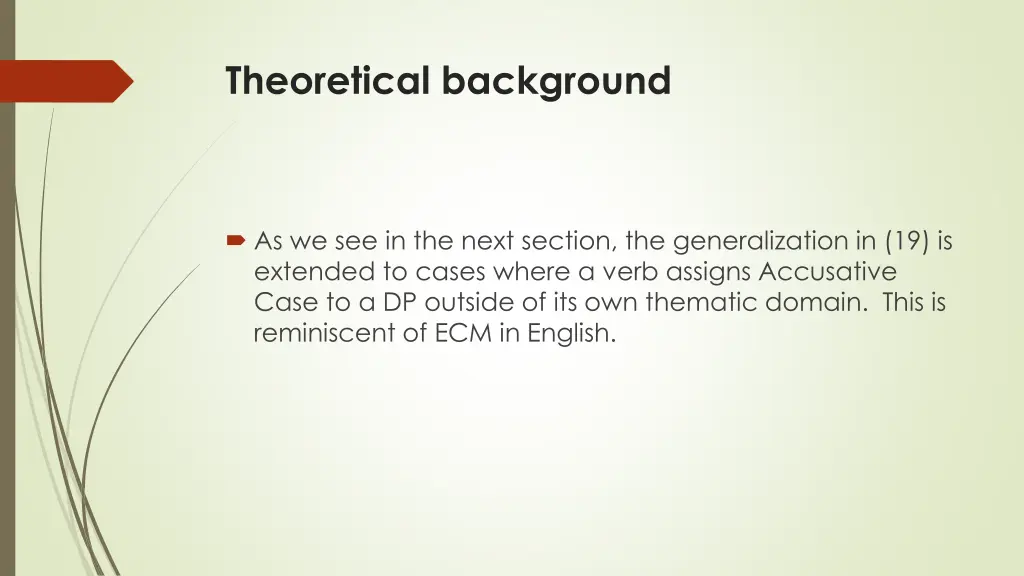 theoretical background 12