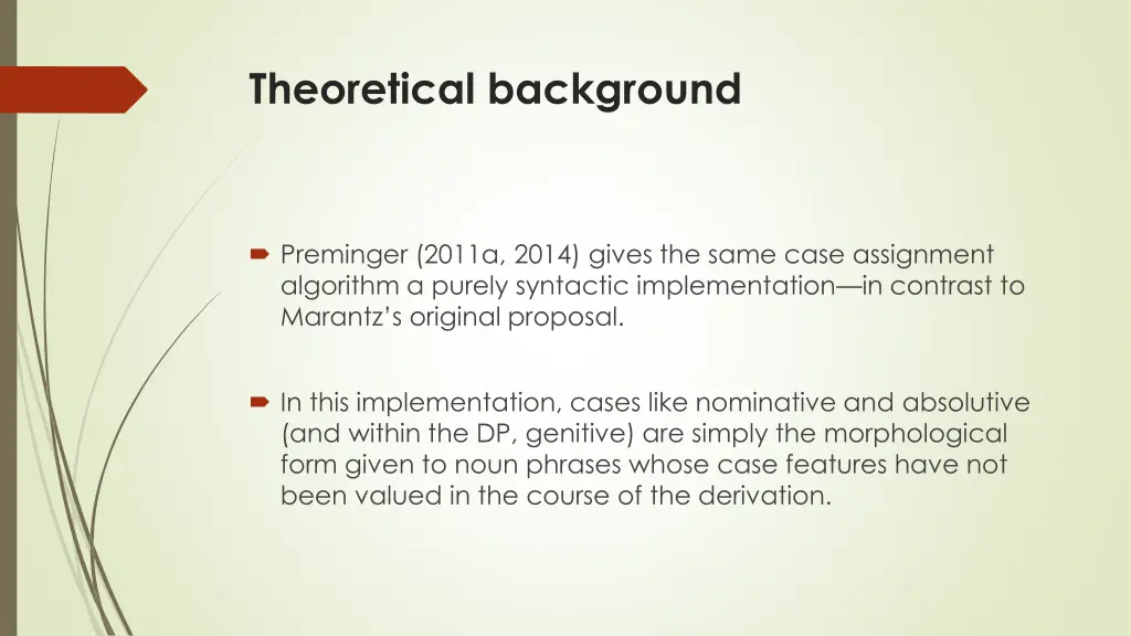 theoretical background 5