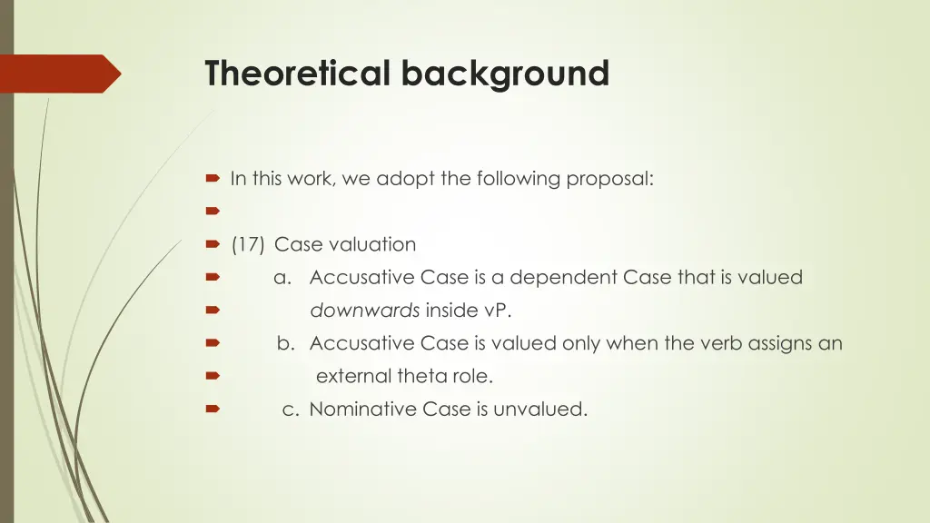 theoretical background 9