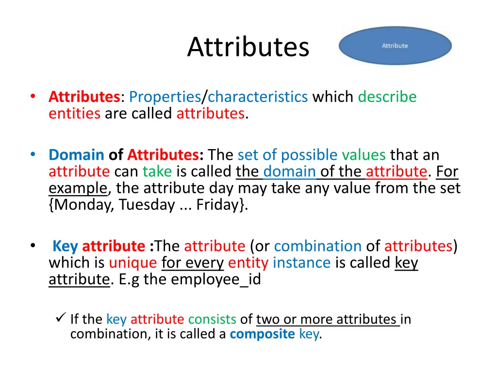 attributes