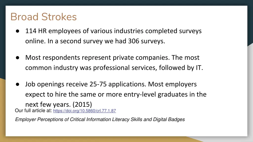 broad strokes 114 hr employees of various