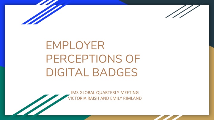 employer perceptions of digital badges