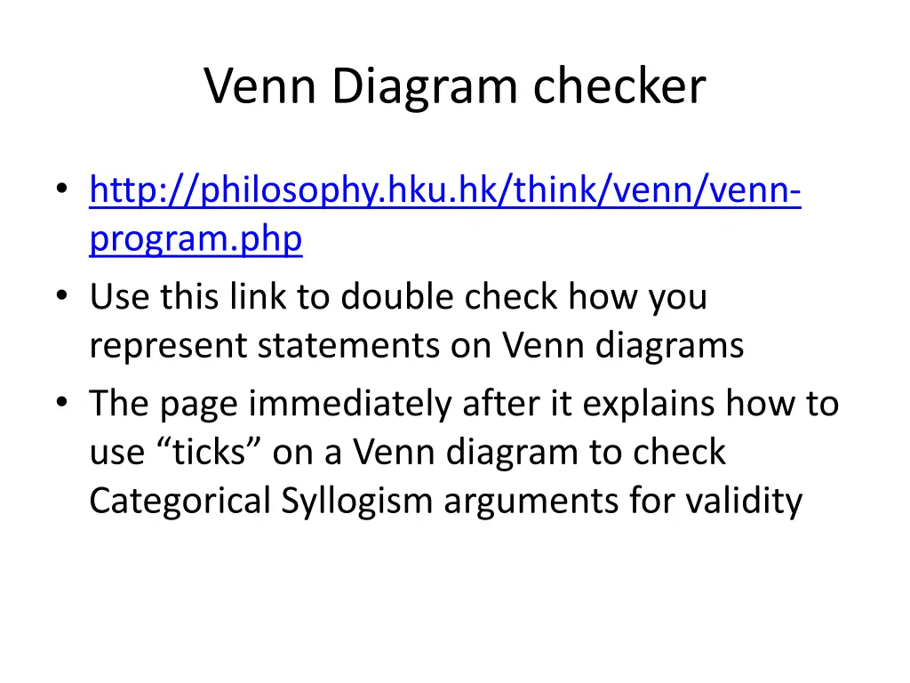 venn diagram checker