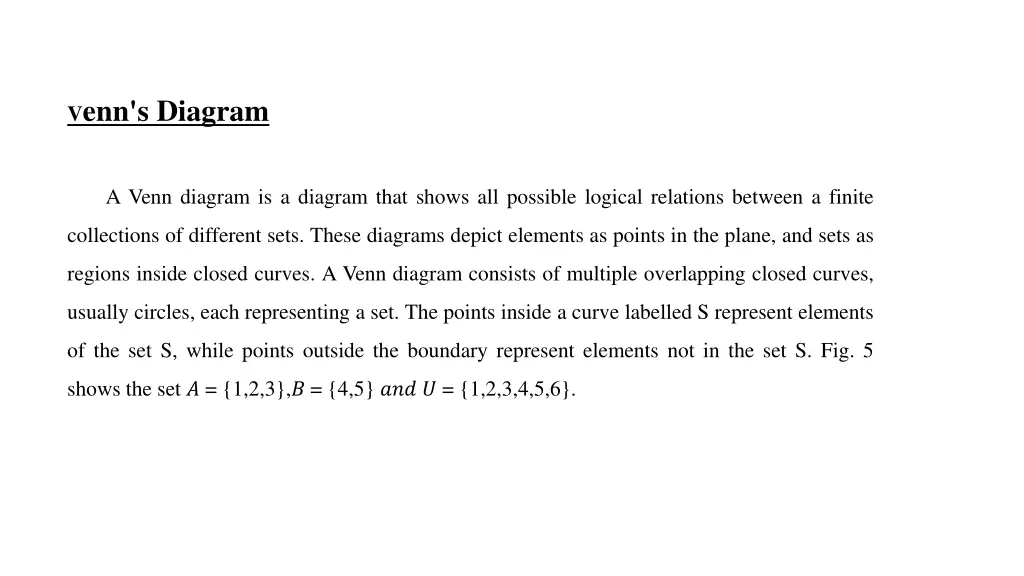 v enn s diagram