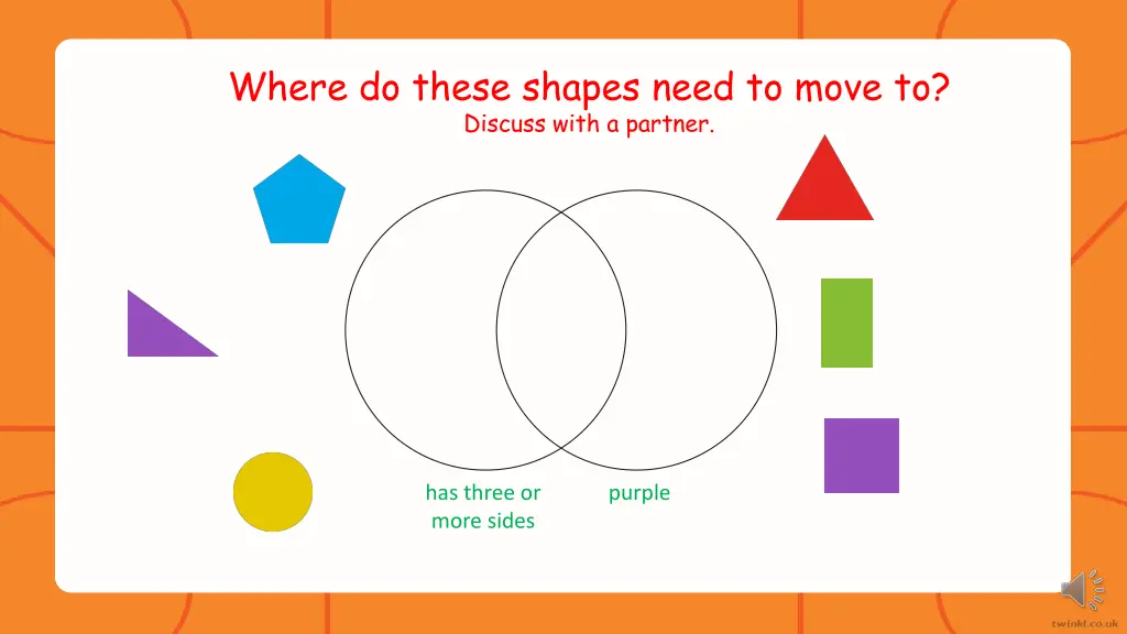 where do these shapes need to move to discuss 1