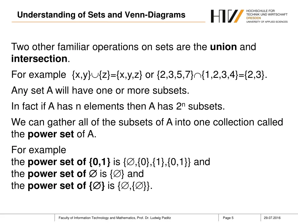 understanding of sets and venn diagrams 4