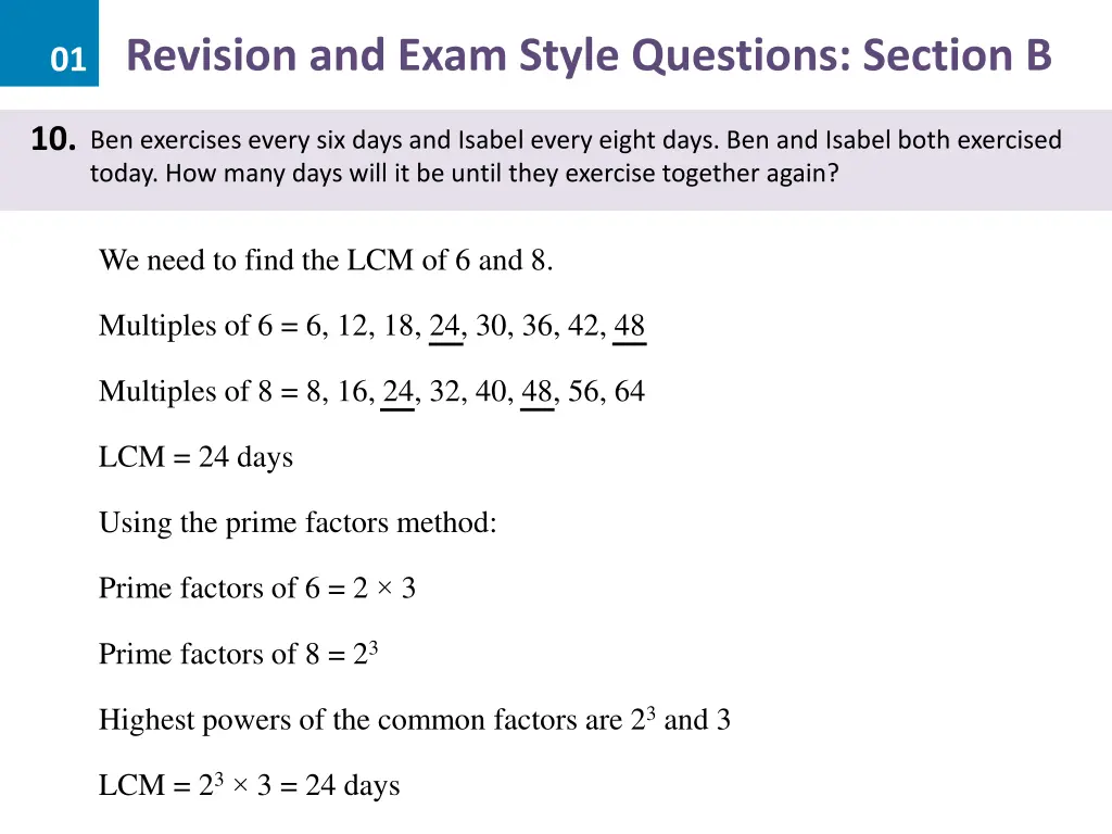 01 revision and exam style questions section b 22