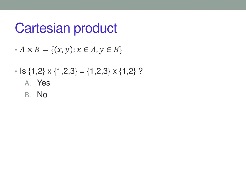 cartesian product 1