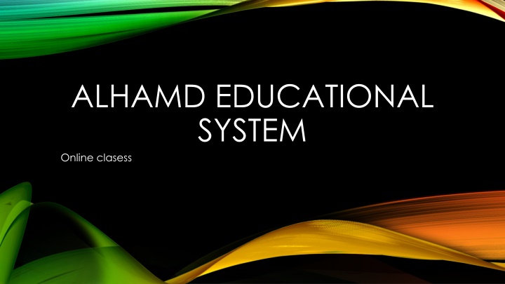 alhamd educational system online clasess