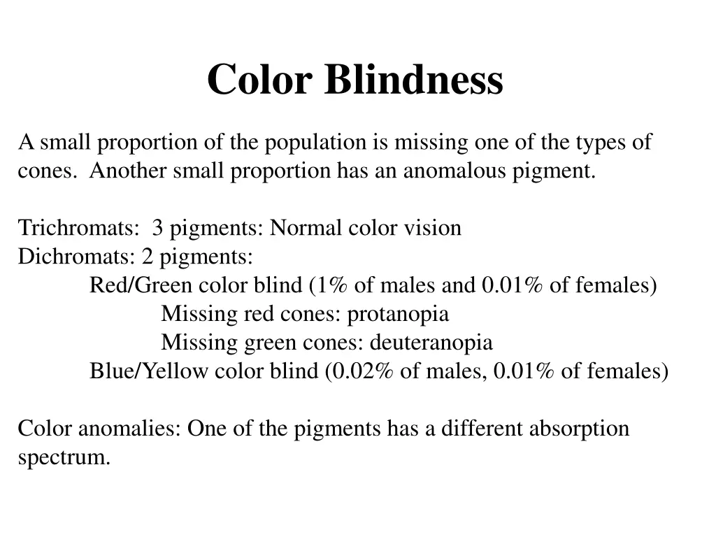 color blindness