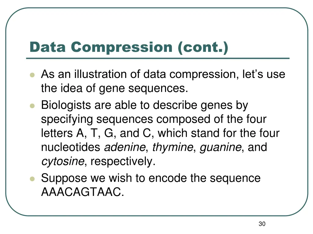 data compression cont 1