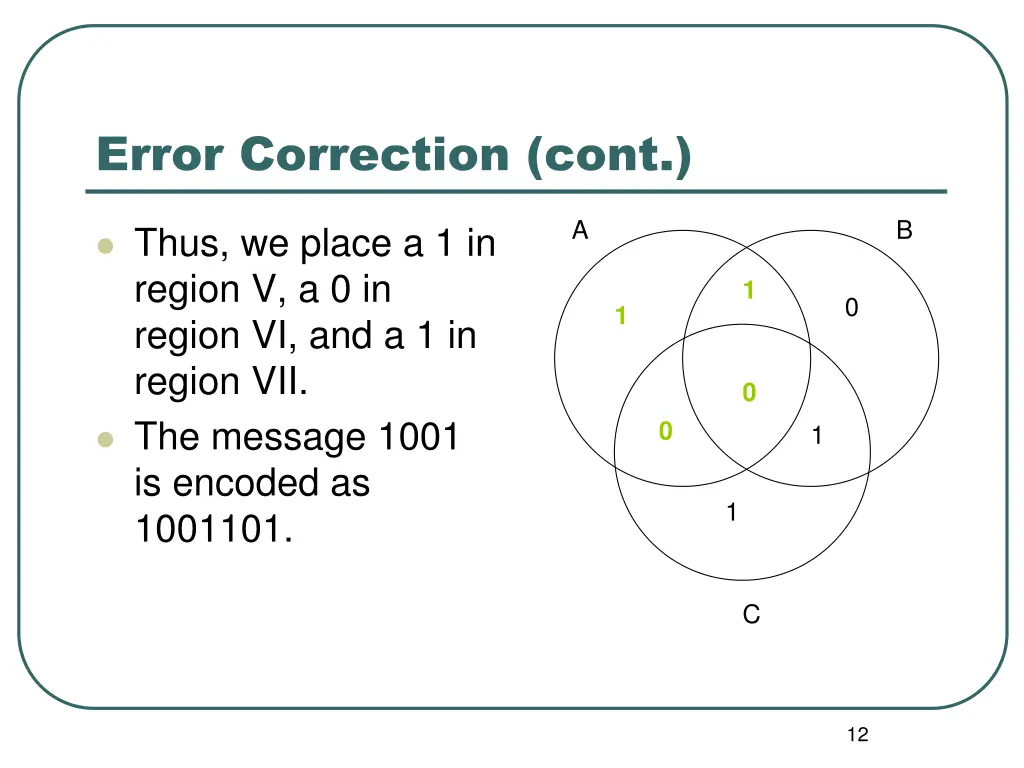 error correction cont 4