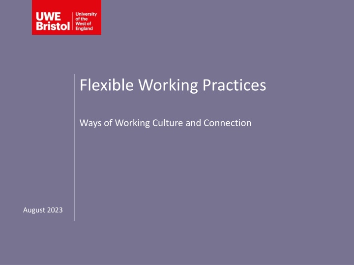 flexible working practices