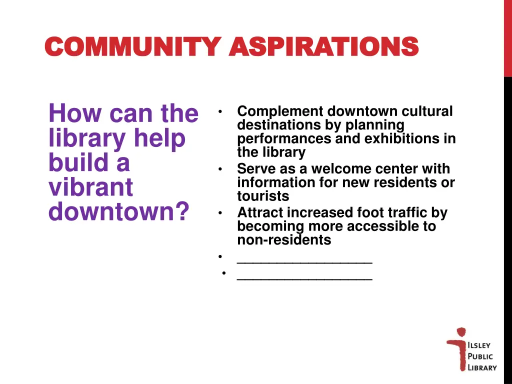 community aspirations community aspirations 1