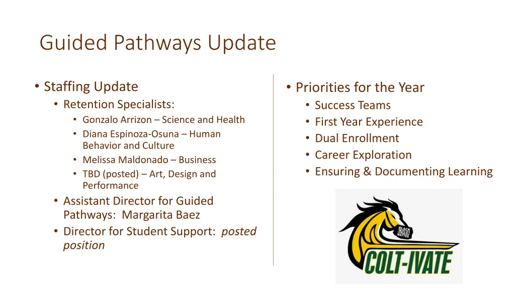 guided pathways update 1