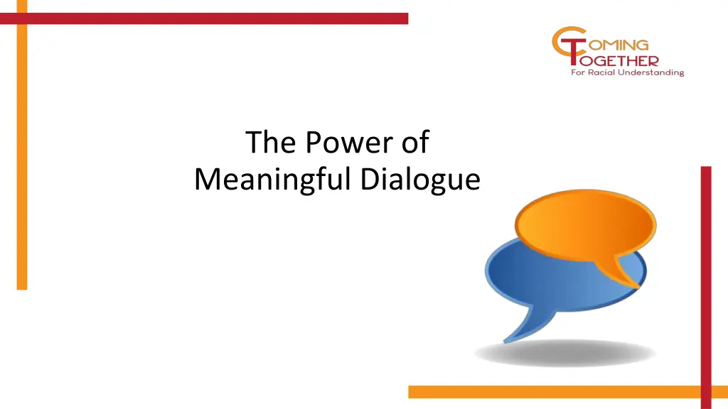 the power of meaningful dialogue