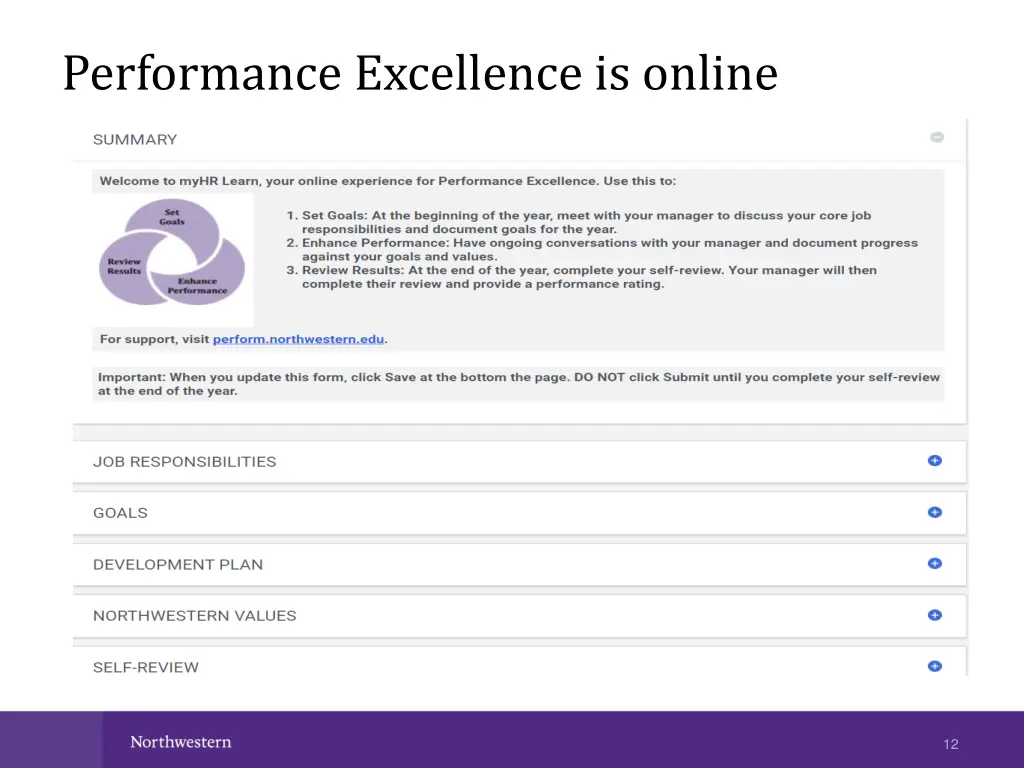 performance excellence is online