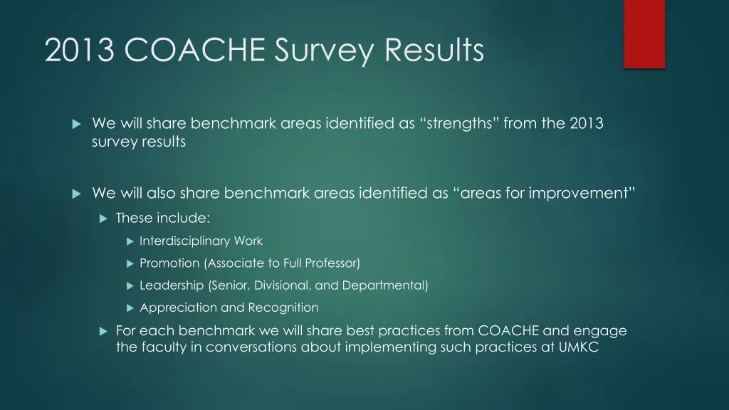 2013 coache survey results