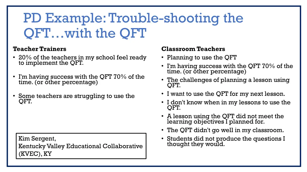 pd example trouble shooting the qft with the qft