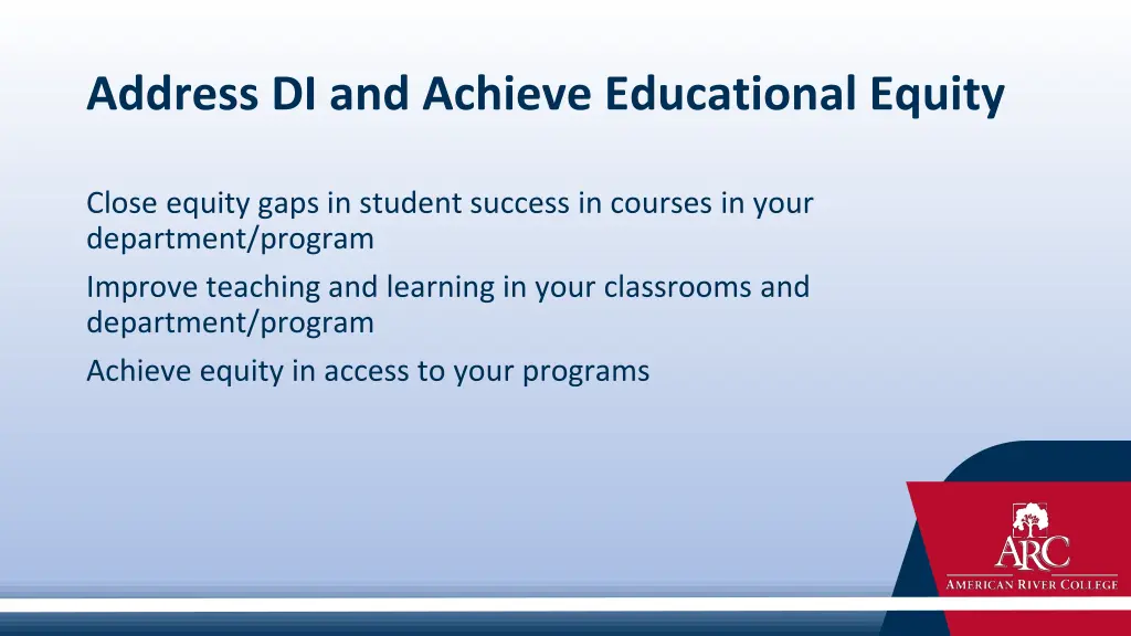 address di and achieve educational equity