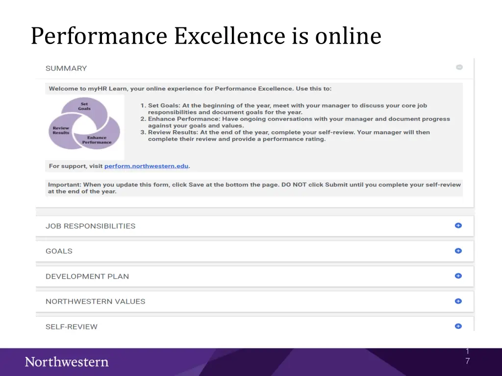 performance excellence is online