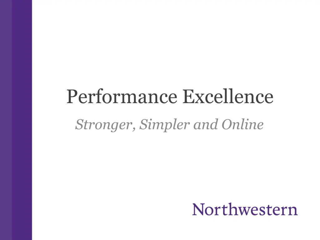 performance excellence