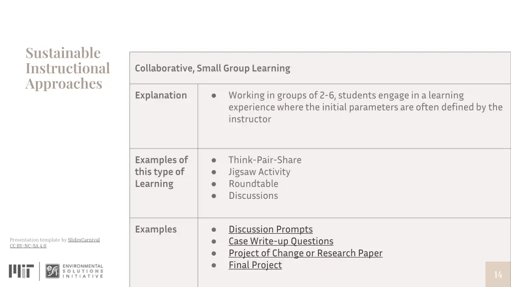 sustainable instructional approaches 1