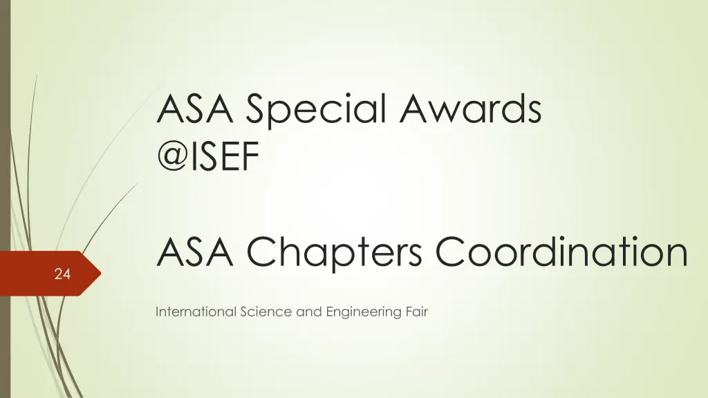 asa special awards @isef