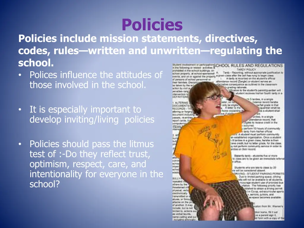 policies