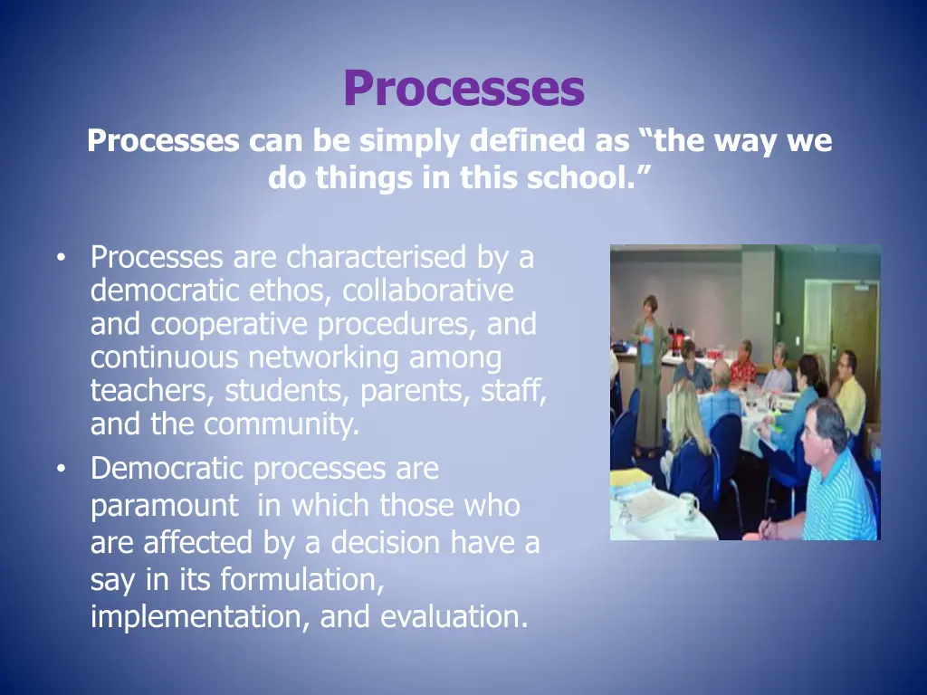 processes