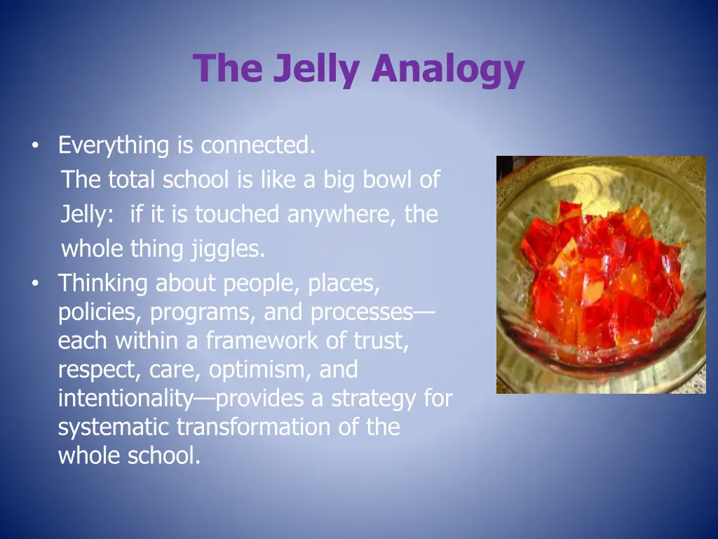 the jelly analogy