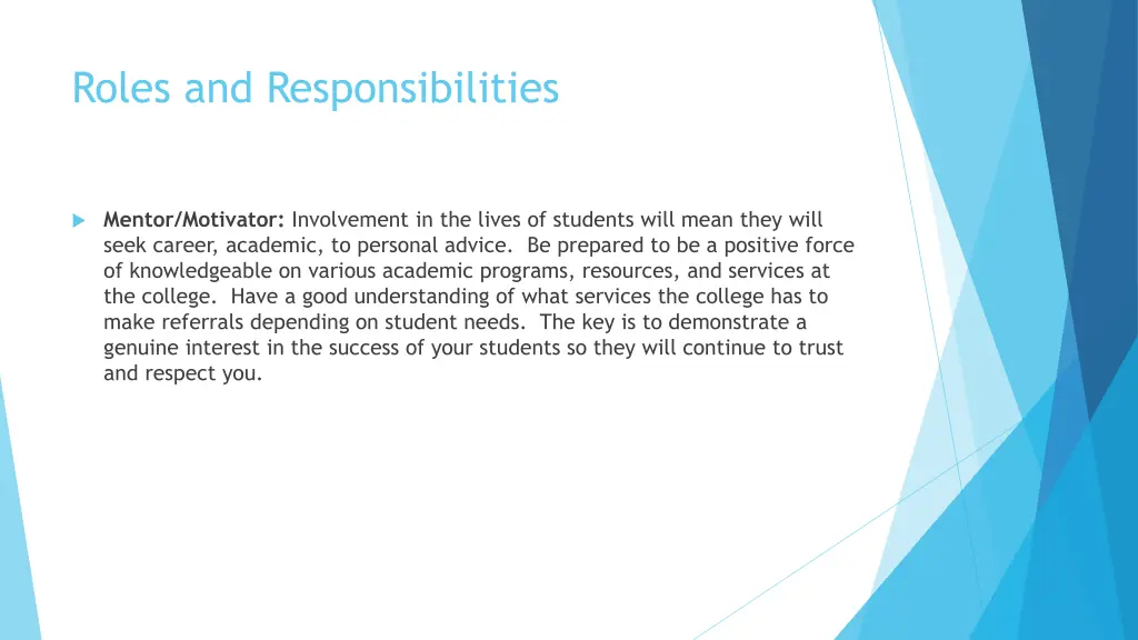 roles and responsibilities 4