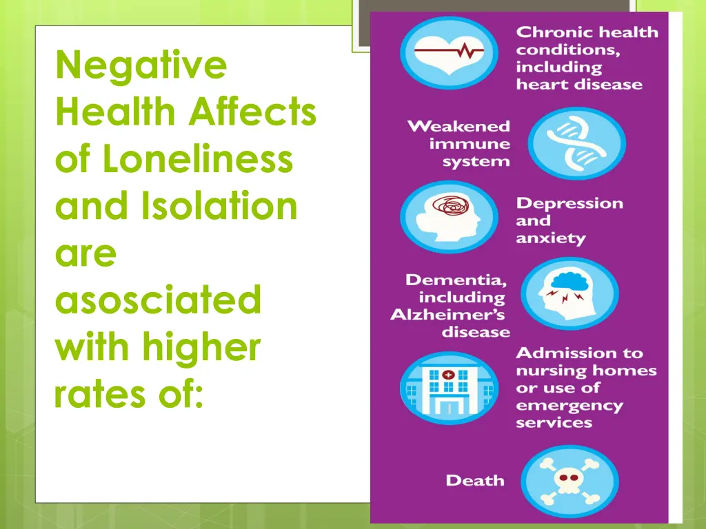 negative health affects of loneliness